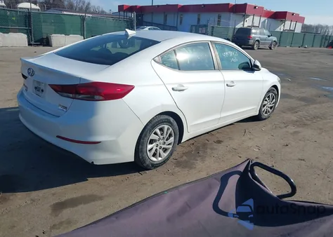 2017 Hyundai Elantra Se z USA, uszkodzony, nr VIN 5NPD74LF5HH156201